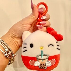 HELLO KITTY with Bubble Tea🧋- Squishmallows ❤️